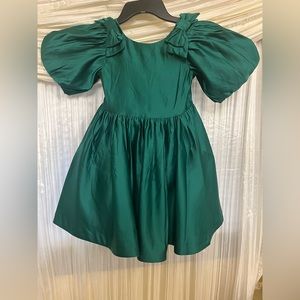 Size 6, Girls Janie&Jack Satin Christmas dress